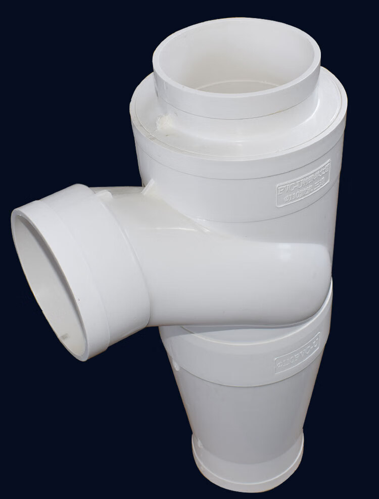 加厚110pvc管旋流器预埋可调降噪消音内螺旋特殊单立管旋流三通 46.