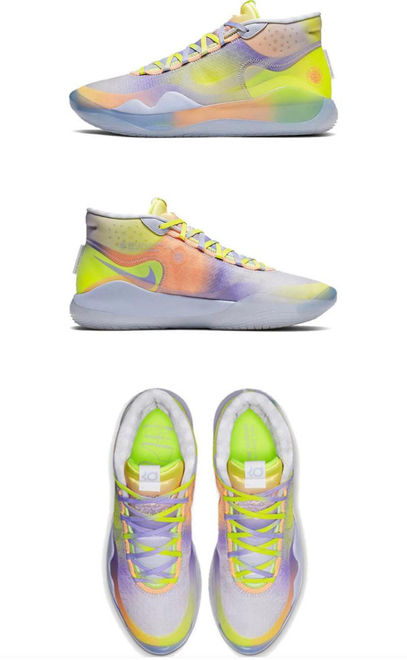 kd12主场耐磨防滑减震运动男女篮球鞋高颜值 全明星 40 下单就 袜子