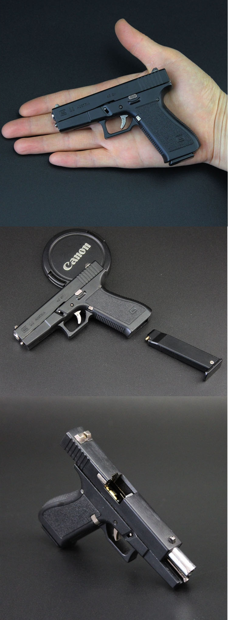 仿真炝金属1205格洛克22式全金属模型枪仿真男孩玩具合金枪可拆卸不可