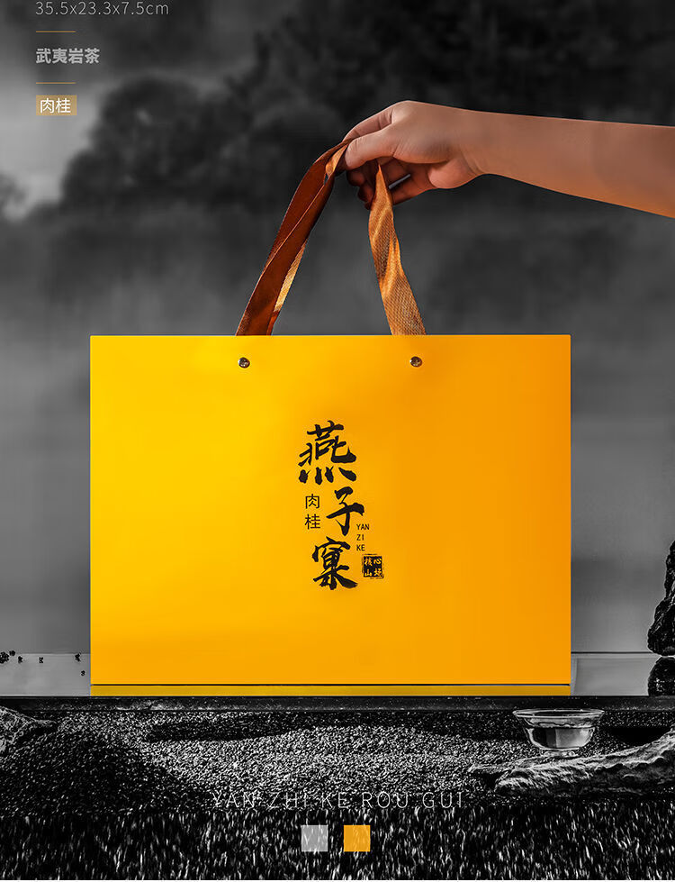 燕子窠肉桂正岩武夷山岩茶2022年新茶礼盒装一级浓香大红袍送礼 250g