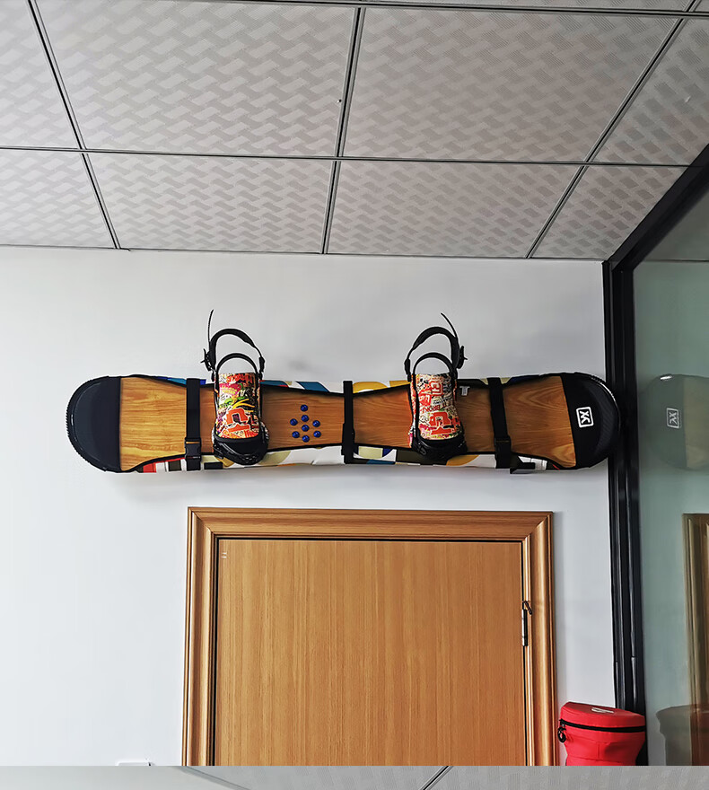 滑雪板滑雪板挂架滑雪单双板室内墙上挂架雪板挂墙支架存放架955cm