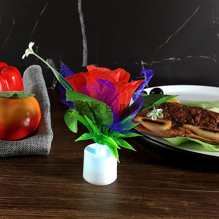 酒店西餐刺身摆盘装饰花草围边点缀花拼盘创意盘饰意境冷菜小摆件贝壳