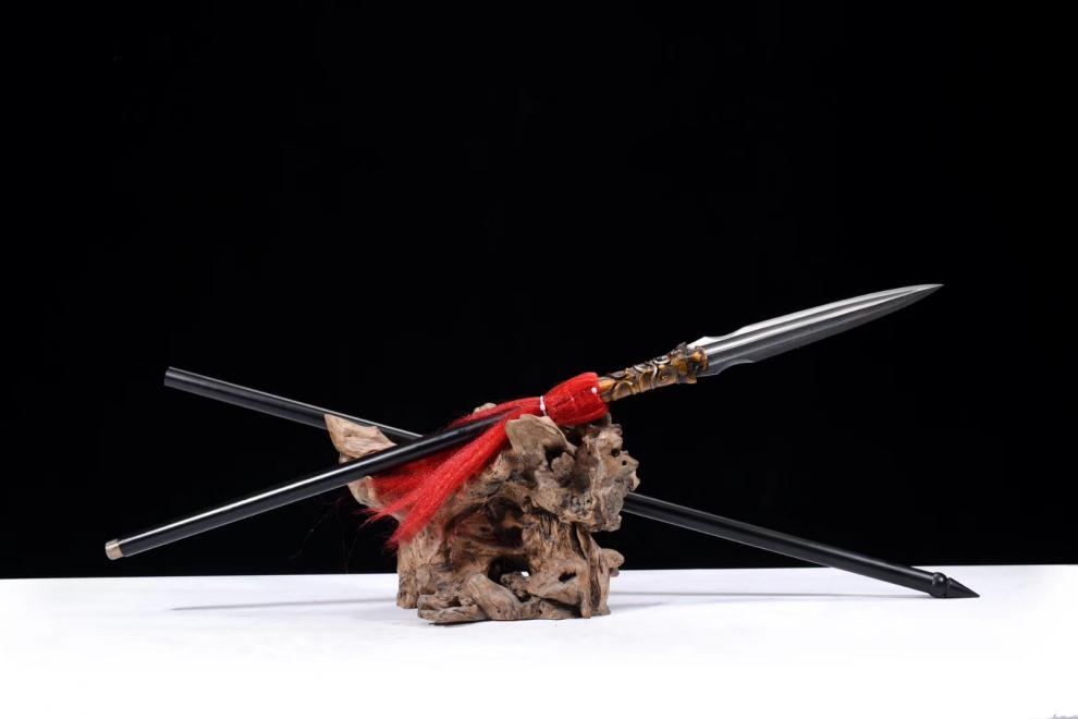 腾轩长矛龙泉长杨家枪十八般冷赵云枪红缨枪霸王枪未开刃br688 银色