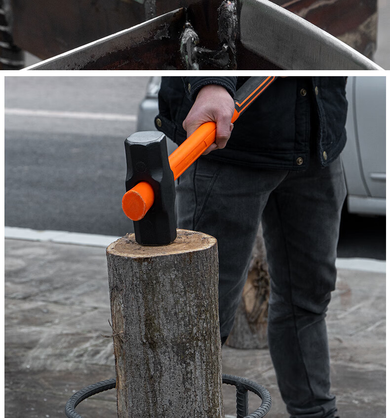 立喆劈柴神器家用农村户外手动快速劈材机安全木工斧十字纯钢柴高效大