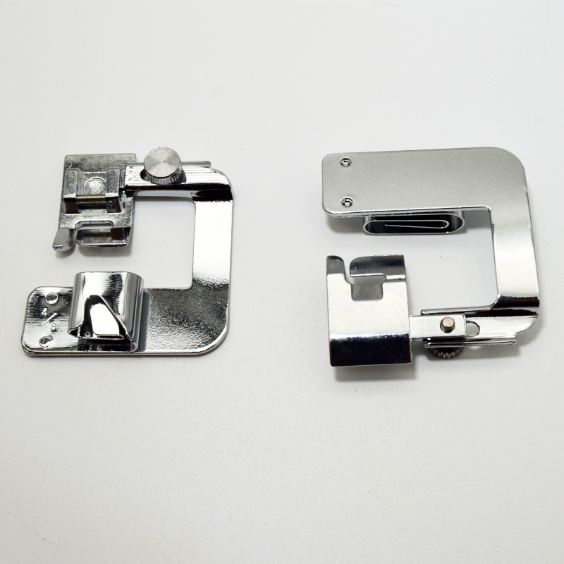 机压脚家用多功能缝纫机卷边压脚胜家兄弟飞跃重机蝴蝶金属包边卷边器