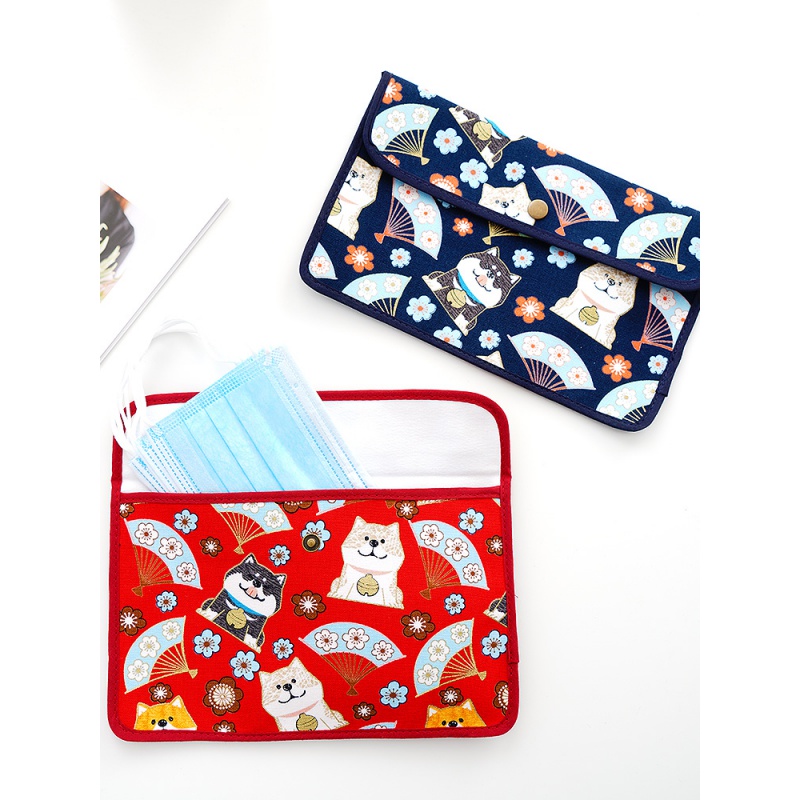 旭厽口罩收纳袋媛艺口罩收纳包袋成人儿童学生口鼻罩暂存夹子便携随身