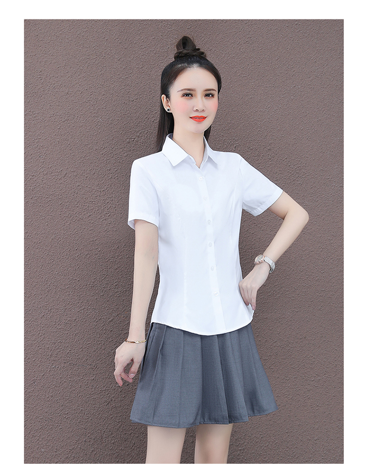 博著巴萨夏季幼儿园老师工作服女棉衬衫套装幼儿园教师园服夏装早教