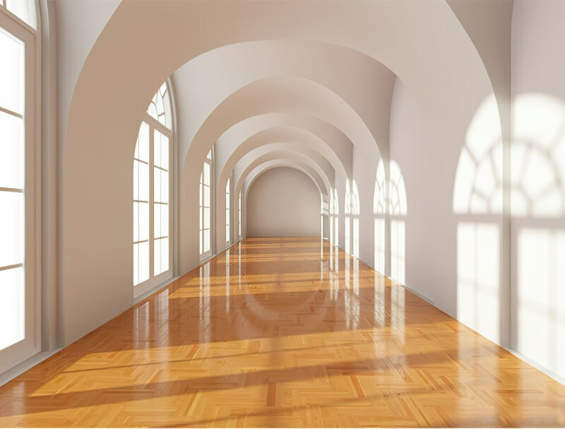 爱睿3d立体视觉延伸空间壁纸服装店拍照背景墙壁画办公室墙纸直播墙布