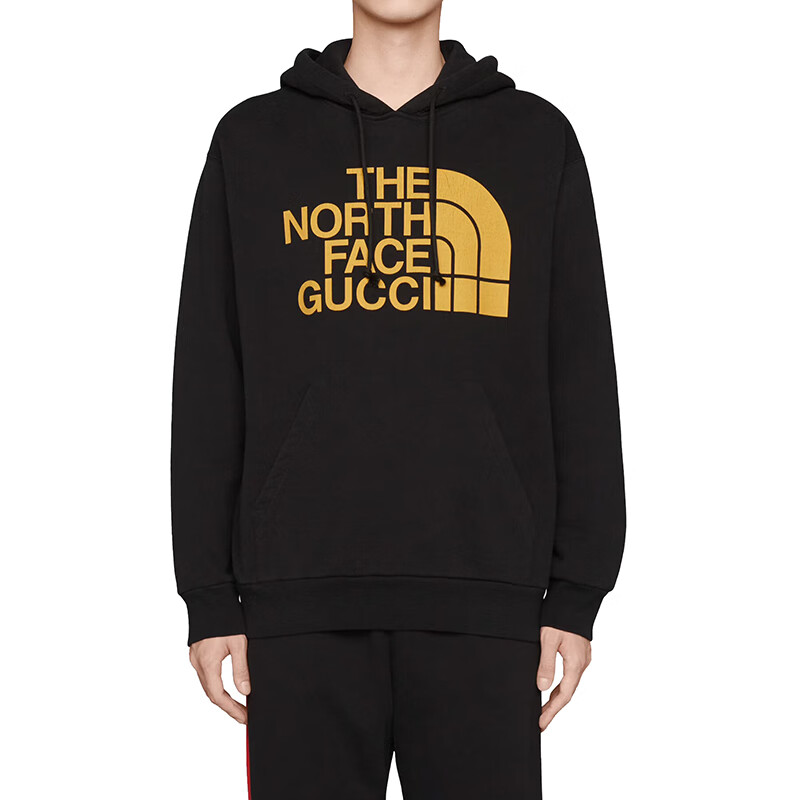 gucci古驰21年秋冬新款联名系列男女同款织带印花棉质卫衣代购预售