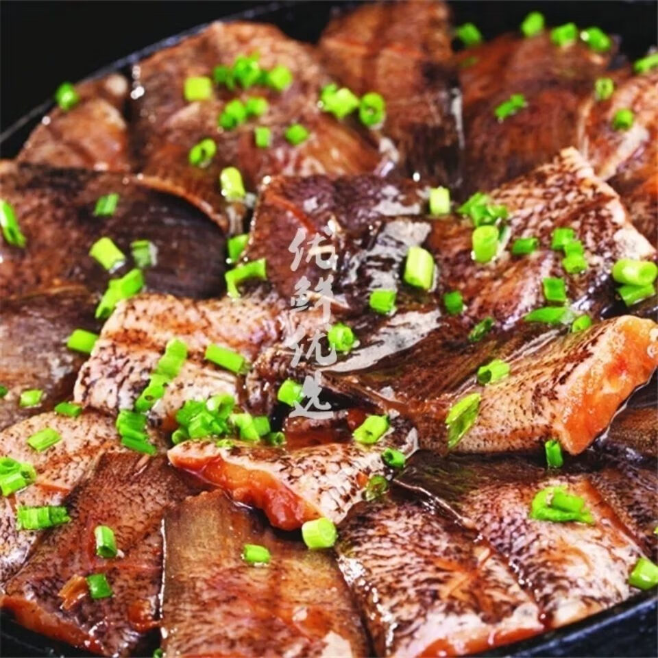 新鲜冷冻鸦片鱼尾鲽鱼尾黑鲽鱼尾雅片鱼尾巴少量冰衣3斤1斤32个左右