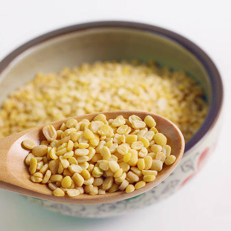 脱皮绿豆肉/开边绿豆仁/包粽子专用/去皮绿豆/无皮绿豆 脱皮绿豆1斤