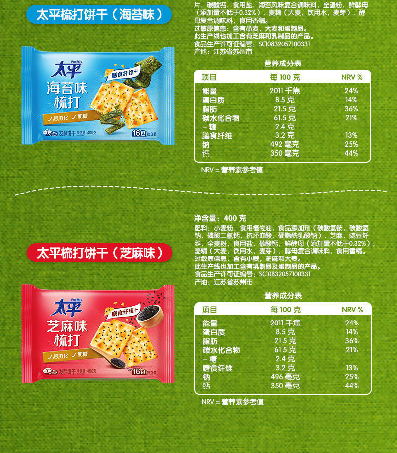 苏打饼干的功效与作用图片