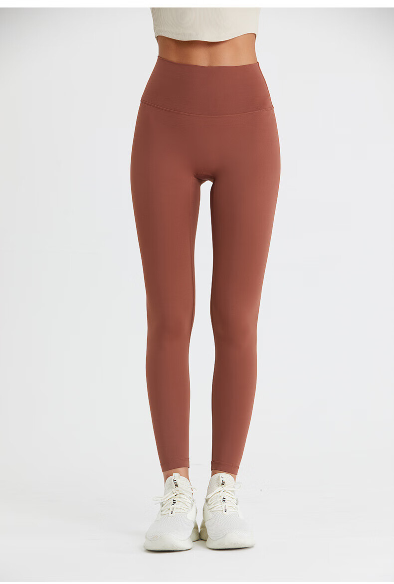 a同款欧美瑜伽裤女原裸感无尴尬线健身裤高腰蜜桃臀瑜伽服女 黑色 xl