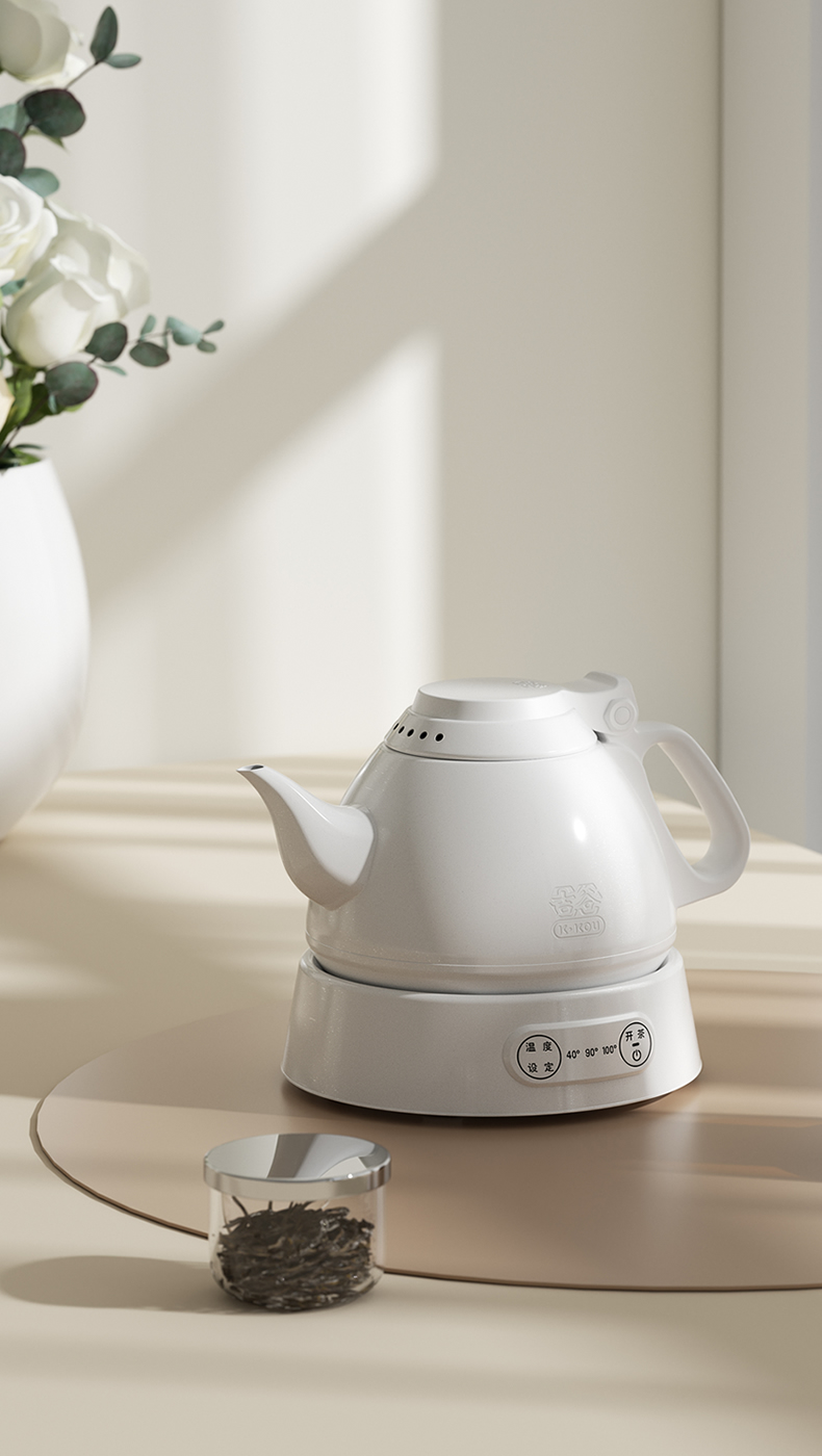 吉谷煮茶壶烧水壶泡茶专用家用小型电水壶智能恒温煮茶器功夫茶电茶壶