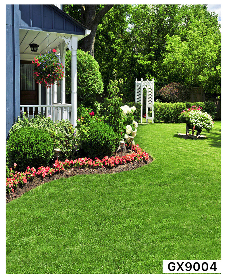 积象风景室外绿色树木背景拍照背景布简约3d立体新背景墙图拍照大尺寸