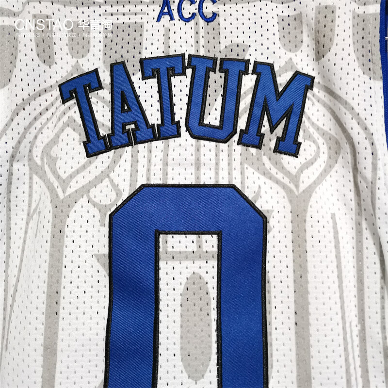 ncaa杰森·塔图姆 杜克大学0号球衣篮球服背心男个性衣服黑色蓝色疯三