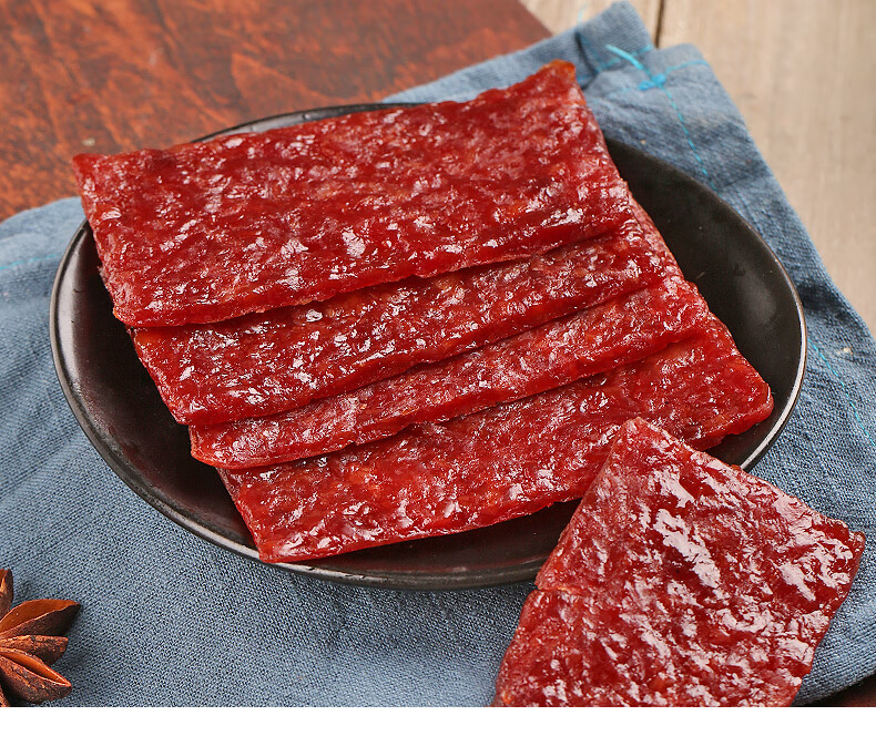 全家福猪肉脯120g猪肉脯网红猪肉干零食小吃特产即食熟食办公室休闲