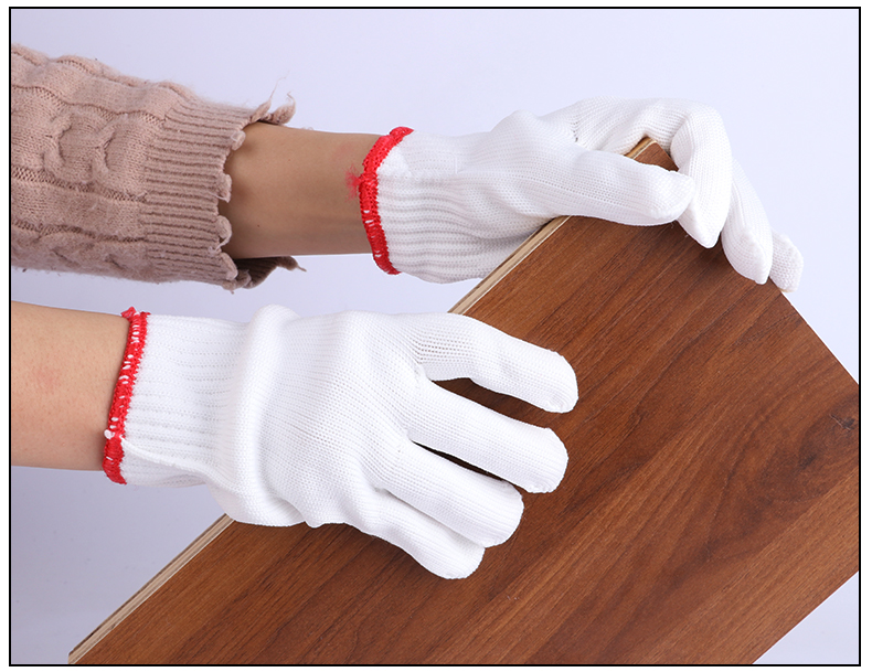 赞璐桐 劳保手套棉线男耐磨工作薄款棉纱手套线子针织老保一次性沙手