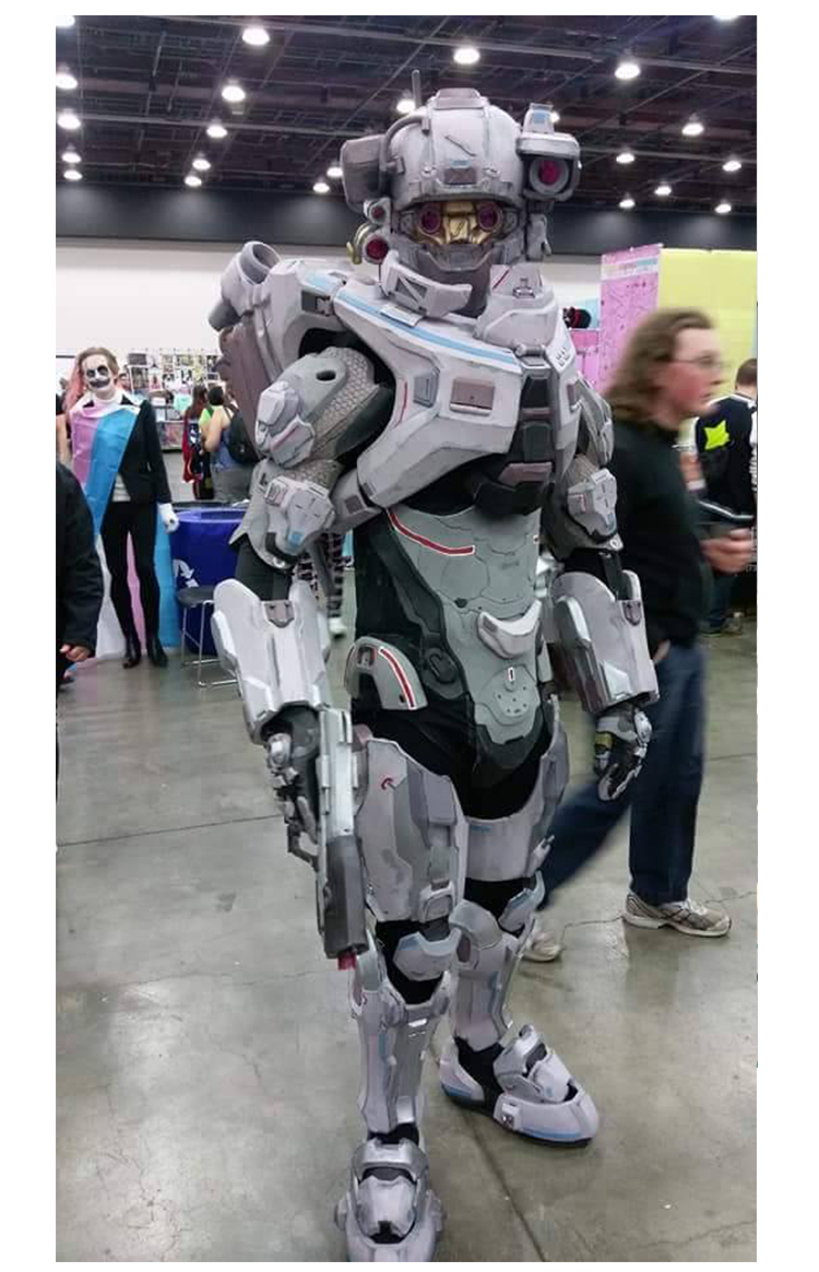 光环盔甲058光环5可穿戴头盔摆件全身盔甲手工eva模型道具cos服装琳达