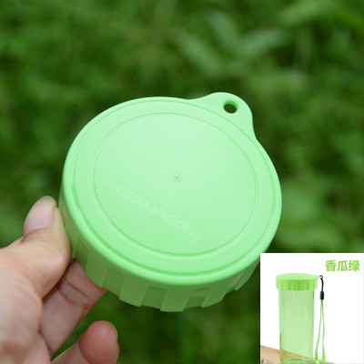 特百惠水杯盖子瓶盖莹彩430 310ml毫升安全夏天水壶盖头配件 湖蓝色