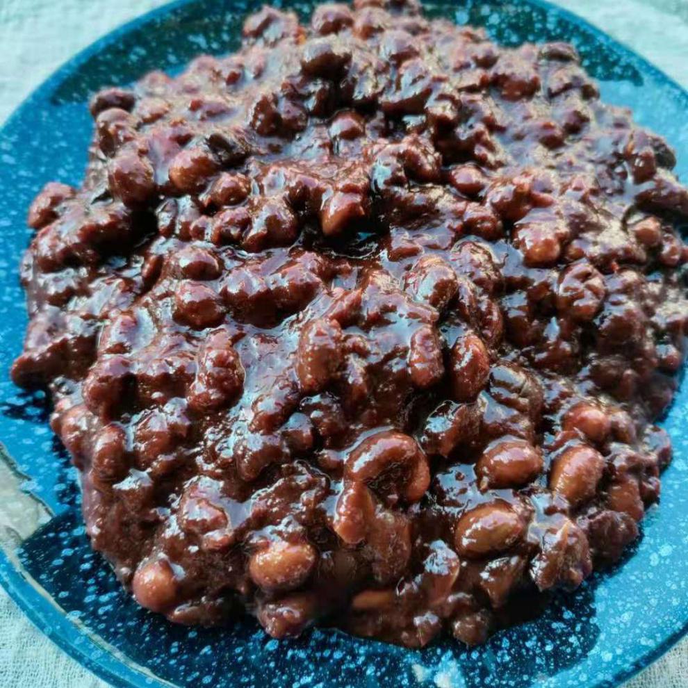 安徽特产酱豆子农家自制纯手工黄豆酱豆瓣酱自然晾晒夹馍拌饭酱 3斤