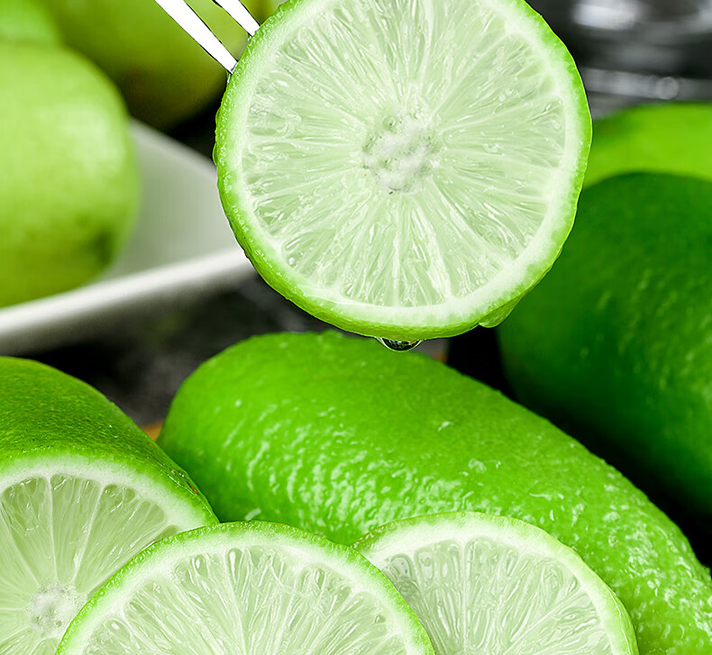 海南香水青柠檬新鲜应当季水果鲜无籽柠檬皮薄多汁4500g