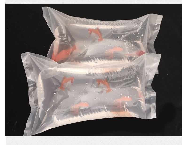 观赏鱼打包袋运输装金鱼活鱼鱼苗虾水族打包袋加厚打氧袋子定制 35*52