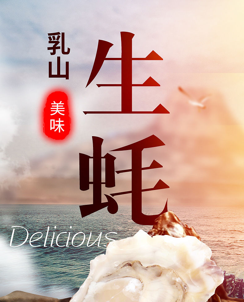 乳山生蚝鲜活特肥生蚝肉大牡蛎带壳海蛎子贝类海鲜水产6/12斤整箱 3xl