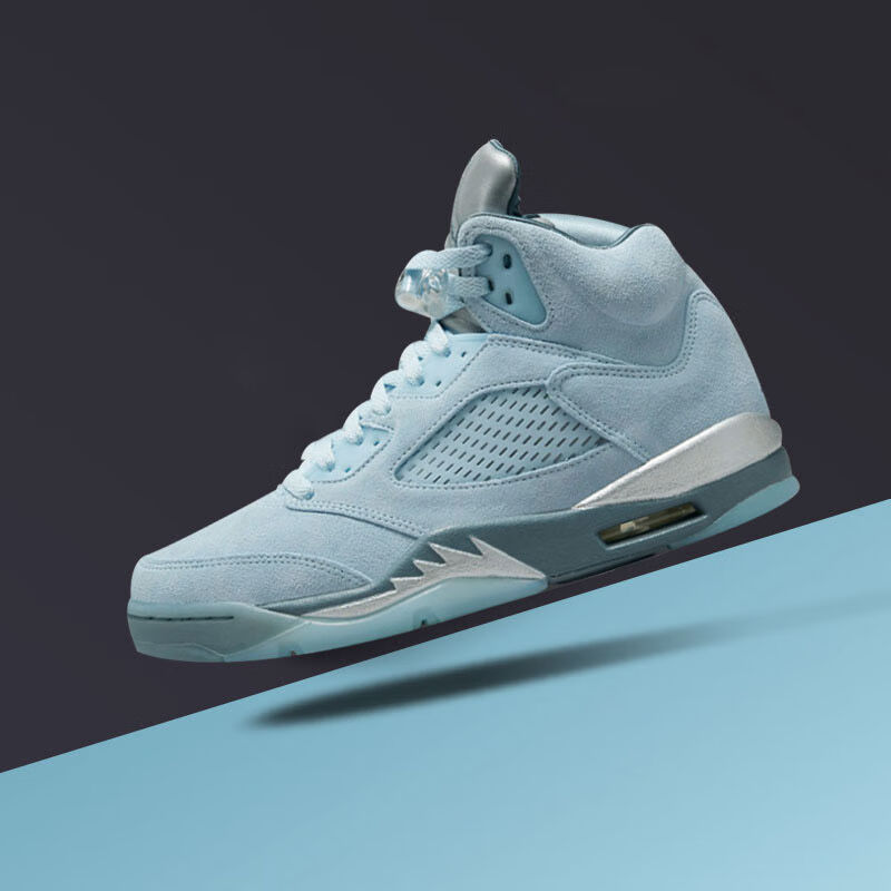 air 乔 5 aj5 冰蓝湖水蓝休闲高帮篮球鞋 dd9336-400 冰蓝dd9336-400