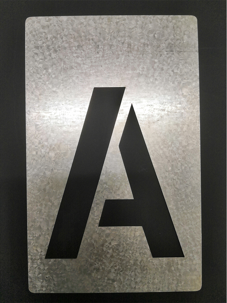 定做数字0-9字母a-z空心字车门货车车牌放大号镂空字喷漆模板图案