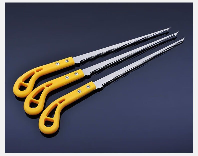 家用墙板鸡尾锯小手拉锯开孔刀锯石膏板锯线锯子伐树木头多功能木柄小