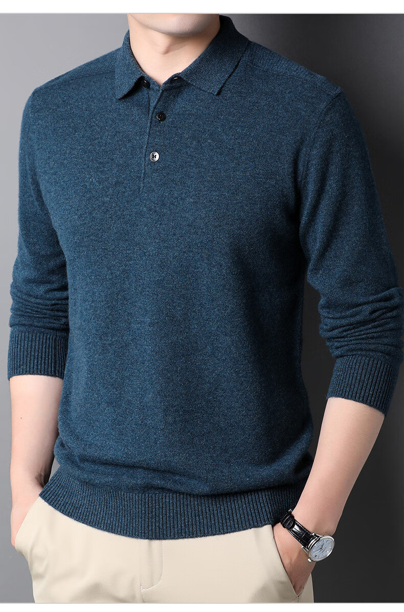 polo sport【保罗官方】高档品牌男装2022秋冬季新款男士羊毛羊绒衫