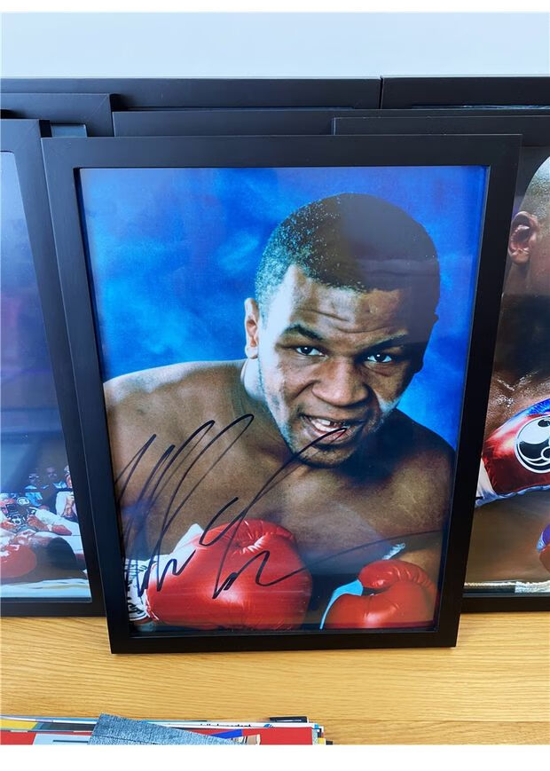 健身海报拳王迈克泰森海报拳击格斗搏击散打装饰挂画励志健身运动墙贴