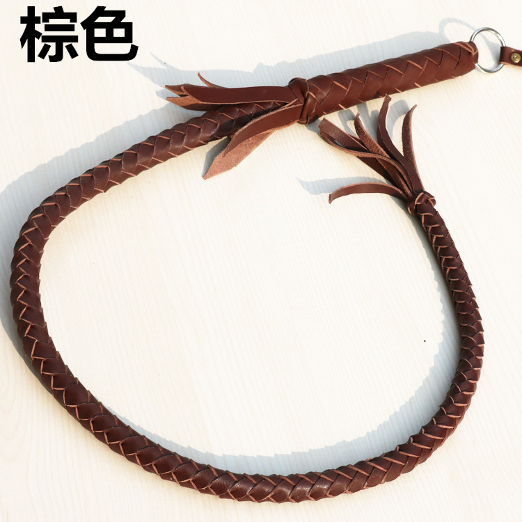 牛皮鞭子响鞭马鞭甩鞭骑马舞蹈防身鞭武术鞭影视道具8
