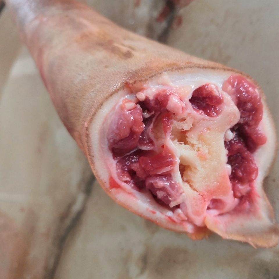 头号食客农家牛尾黄牛牛尾新鲜牛尾骨整根分切500g正宗牛尾煲汤带皮2