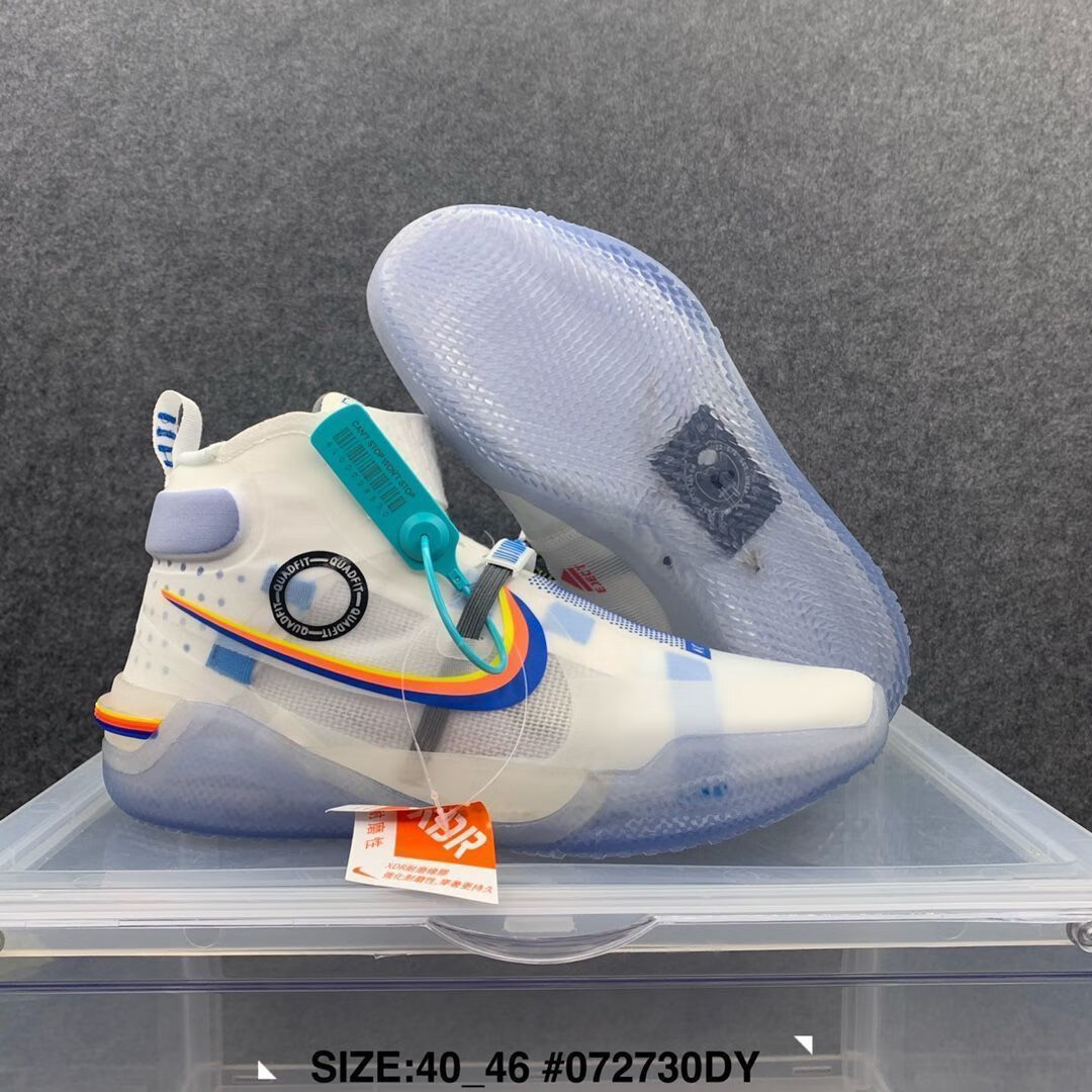 12代 ad nxt 全明星白蓝彩虹透明女王高帮缓震男子篮球鞋 科比ad12全