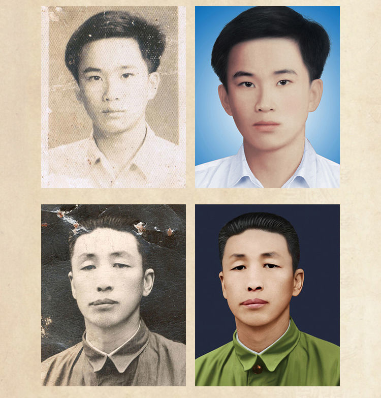 老照片修复老照片清晰证件照修复修复上色模糊变清晰
