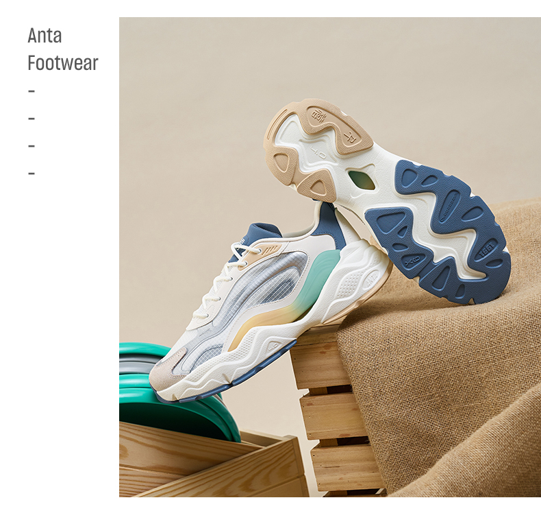 千禧40安踏休闲鞋男鞋2022春季新款潮流时尚百搭学生复古运动鞋子旅游