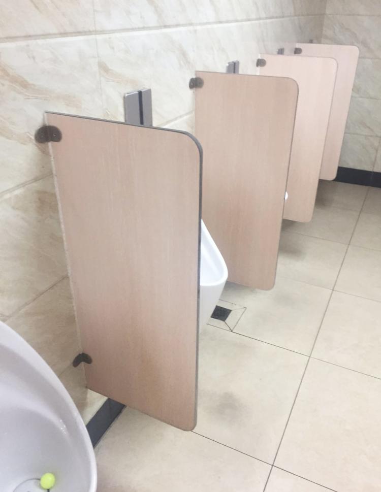 卫生间隔断隔板男卫厕所小便池尿斗小便斗隔板洗手间蹲位挡板400900浅