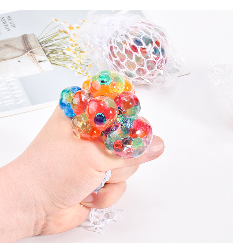 2022新款公主解压球 发泄葡萄球减压创意无聊解压球捏捏乐玩具儿童小
