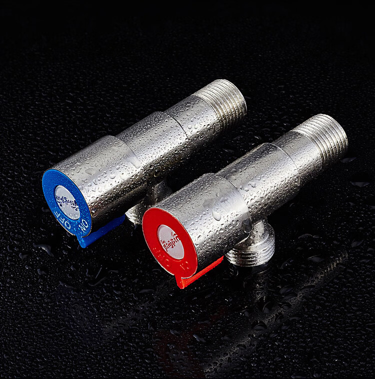 304不锈钢三全铜冷热水阀门开关水家用三通一进二出止分水阀单边轮