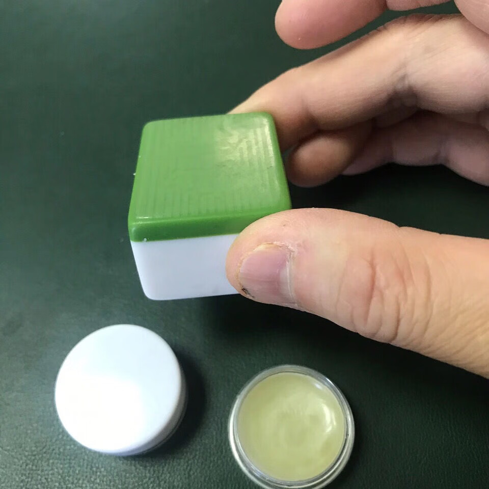 麻将牌做记号指纹膏扑克牌背面认牌技巧边打边做挂花膏记号膏 黑色