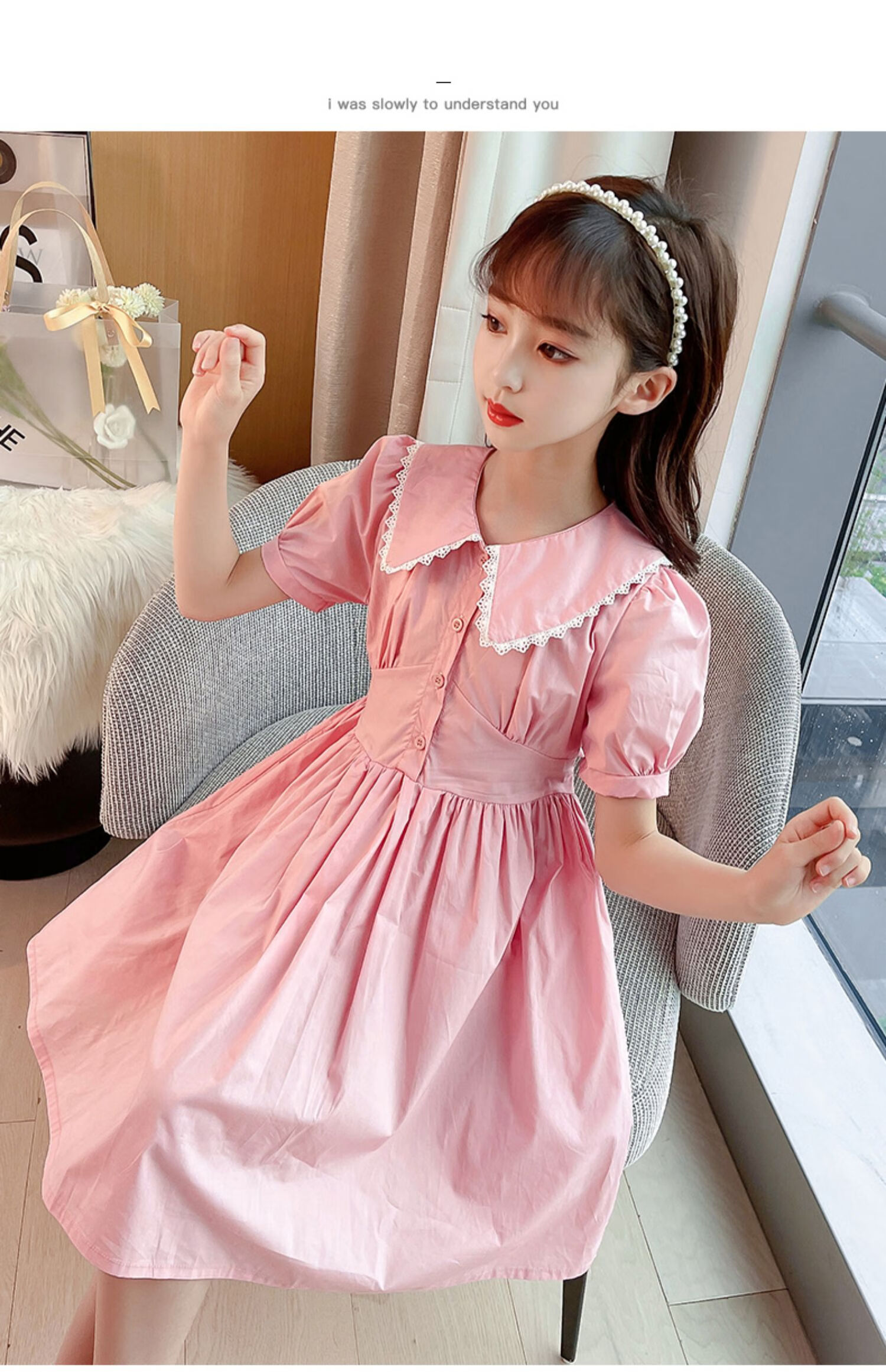 凯蒂猫hellokitty女童夏装连衣裙2022新款中大童洋气网红棉布裙儿童