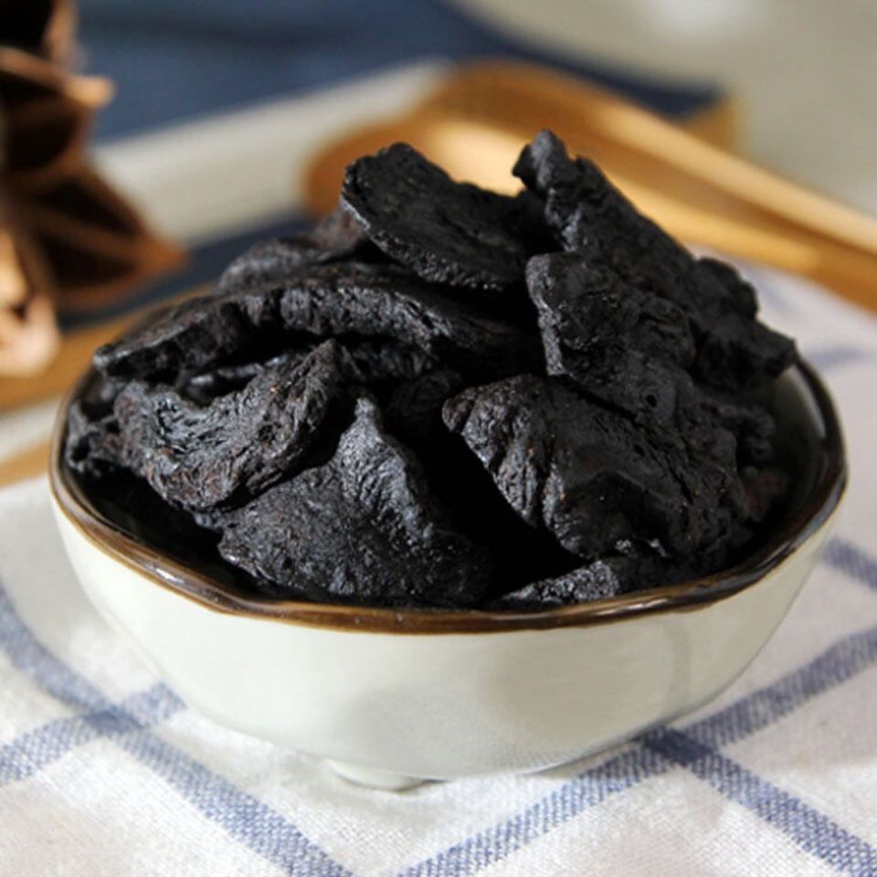 熟地黄中药材九蒸九晒熟地黄泡水生地熟地片四物汤有仁堂500g孰地黄