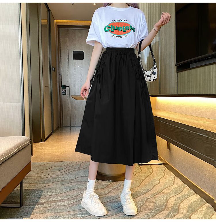 本顾夏天女生工装半身裙少女夏装2022年新款初中高中