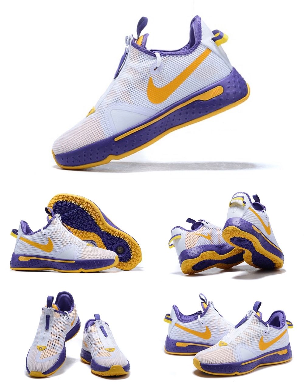 pg 4 保罗乔治4代篮球鞋 夏季透气学生实战缓震气垫男女运动休闲 2k20