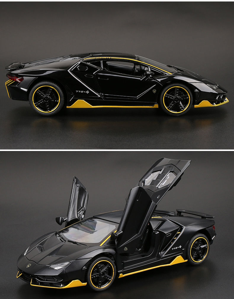 兰博基尼lp770汽车模型仿真合金车模跑车模型儿童玩具车男孩赛车