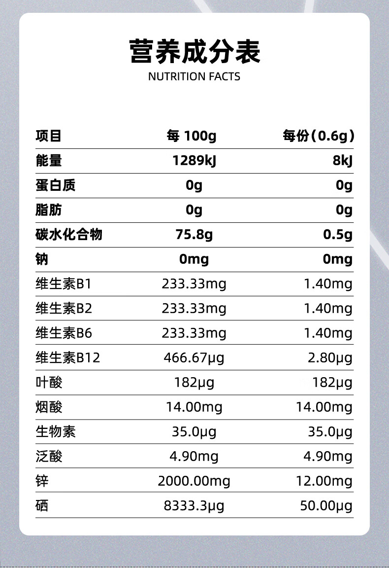 9，諾特蘭德b族維生素鋅硒片b1 b2 b6 男士b族複郃維生素 0.6尅*60片/瓶 60片/瓶