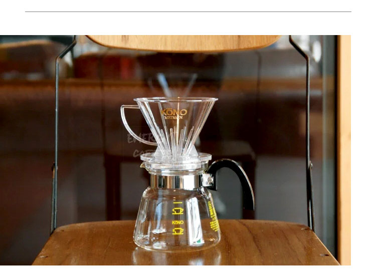 kono滤杯kono日式本咖啡滤杯 v60名门手冲锥形树脂滴滤萃取过滤器具