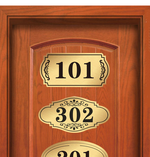 京选好货门牌号家用定制门牌号码牌家用自粘亚克力酒店小区宾馆出租屋